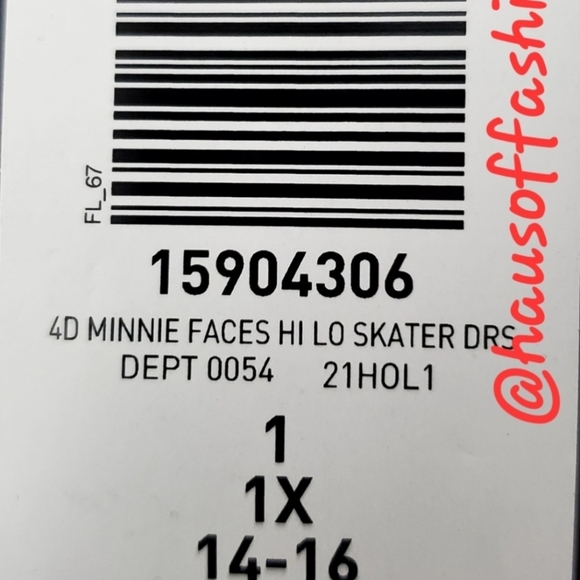 TORRID DISNEY Sparkle & Shine "Silver Minnie Mouse" Hi-Lo Skater Dress! NWT! - Picture 5 of 7